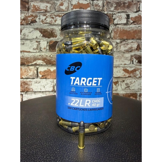 Munição CBC .22 LR Target CHOG 40gr - 500rds
